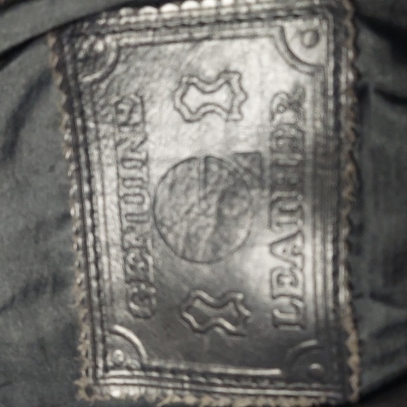 Men's Black Leather Jacket - Picture 3 of 4